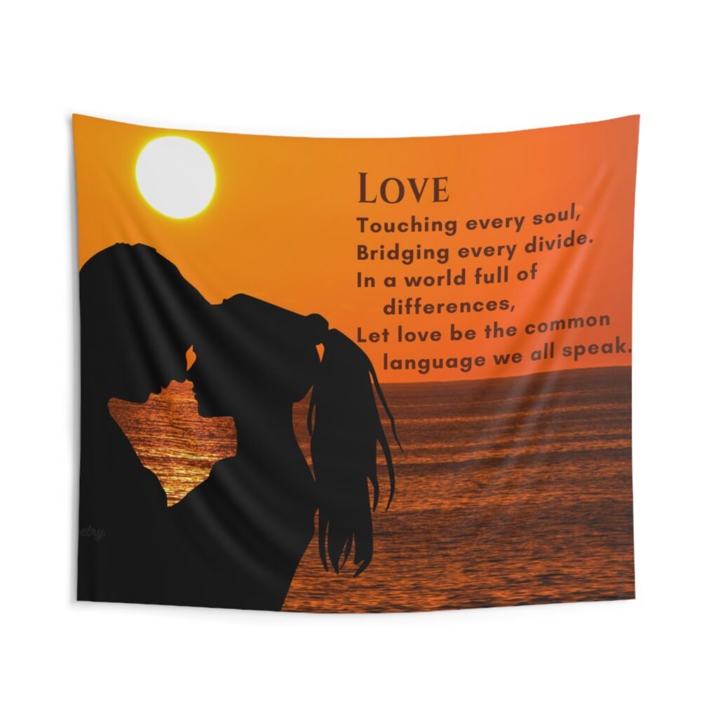 Custom puzzle with personalized poem and message, fully assembled